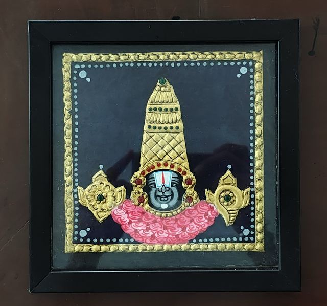 Small Perumal face gift painting
